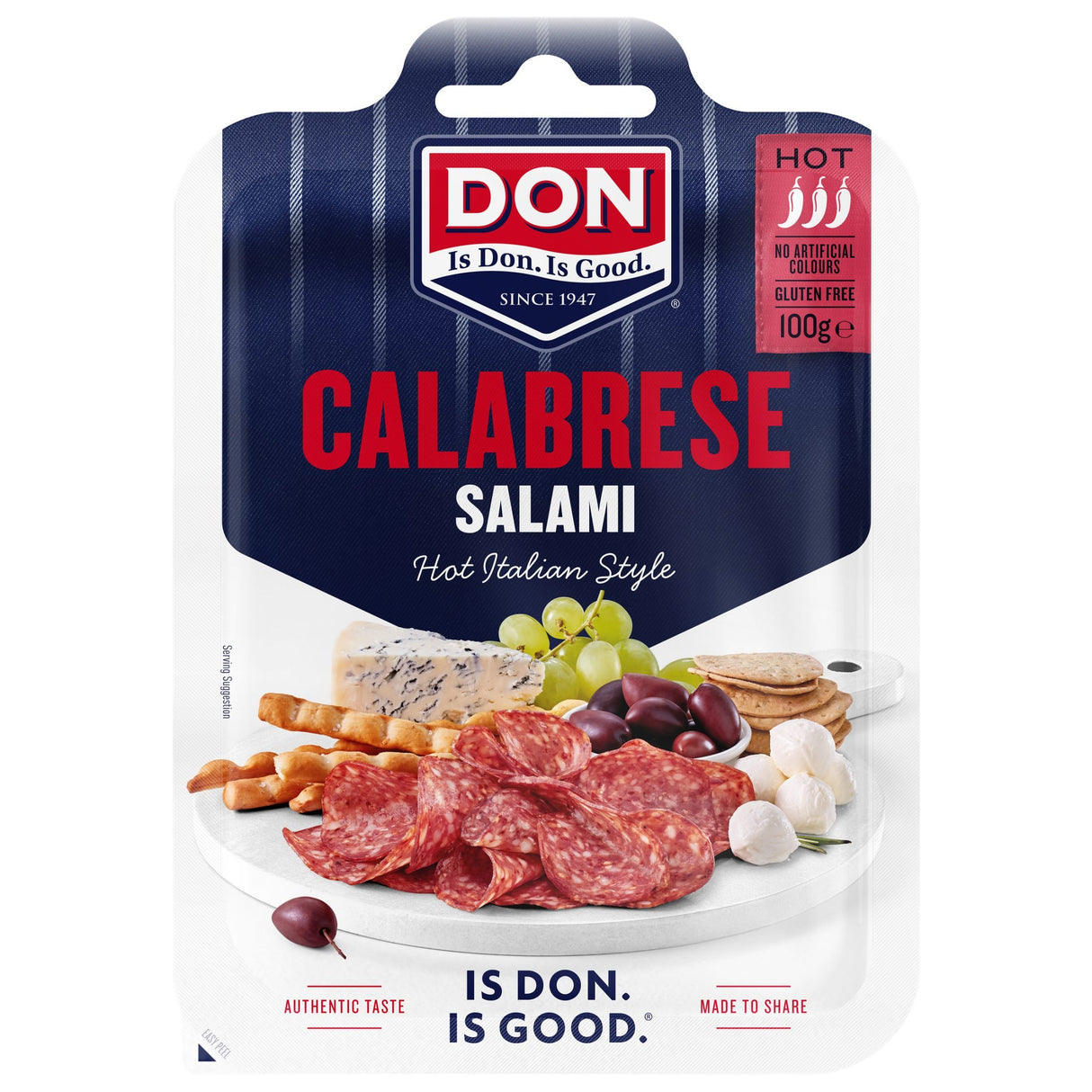 Don - Sliced calabrese salami (100g x 6)
