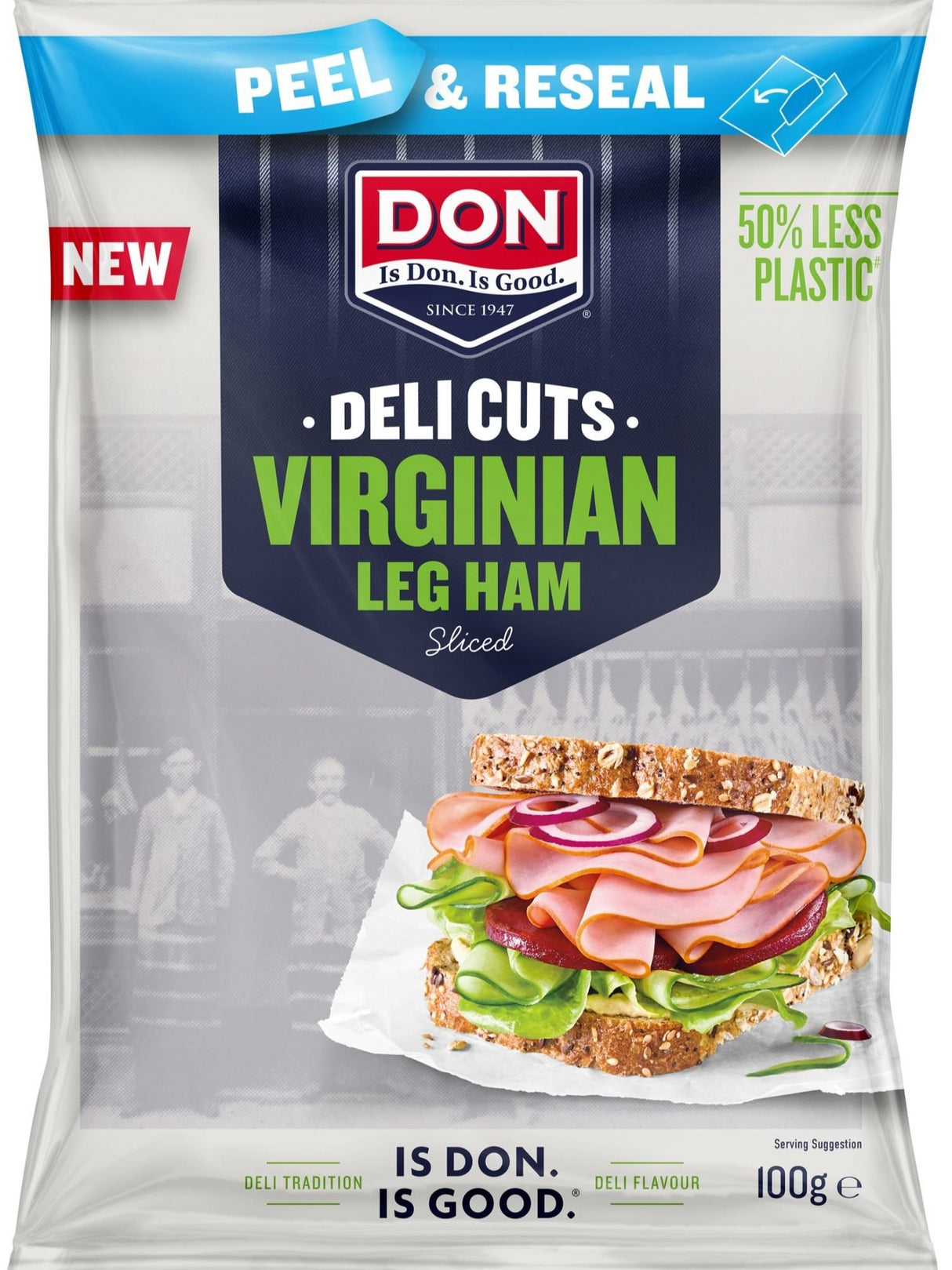 Don deli cuts virginian ham (100g x 10)