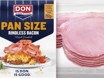 Don Pan Sized Rindless Bacon (250g pkts x 8) p/ctn-82441
