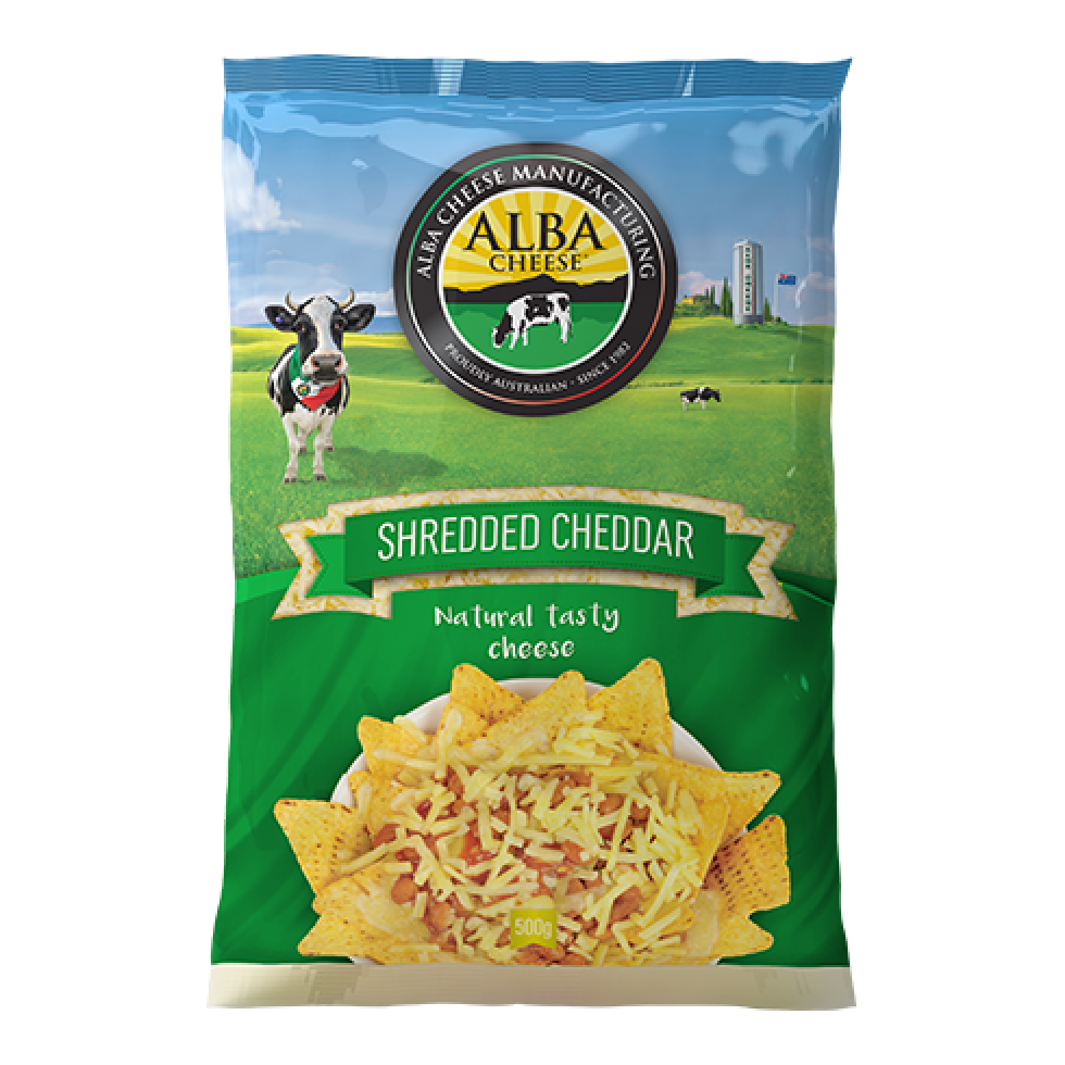 Cheese - Alba - Shredded Cheddar (2kg)