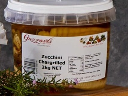 Guzzardi - Grilled zucchini (2kg) tub