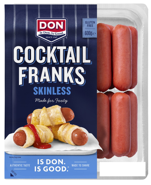 Don Skinless Cocktails (600g) x 5 p/ctn