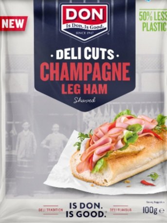 Don - Deli Cut- Champagne Ham (100g x 10pkts) p/ctn-102745