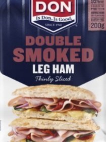 Don - DON® Double Smoked Leg Ham Thinly Sliced 200G