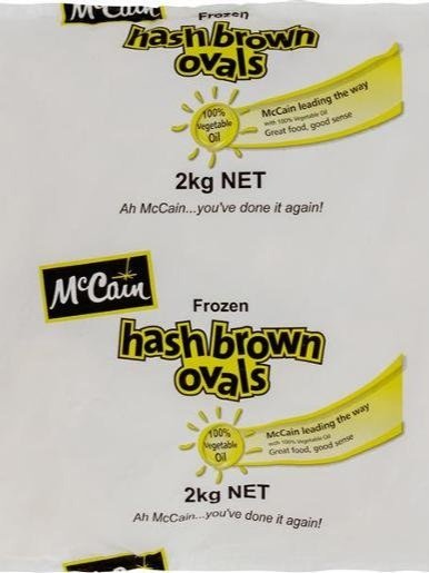 McCain Hash Browns oval - (2kg)
