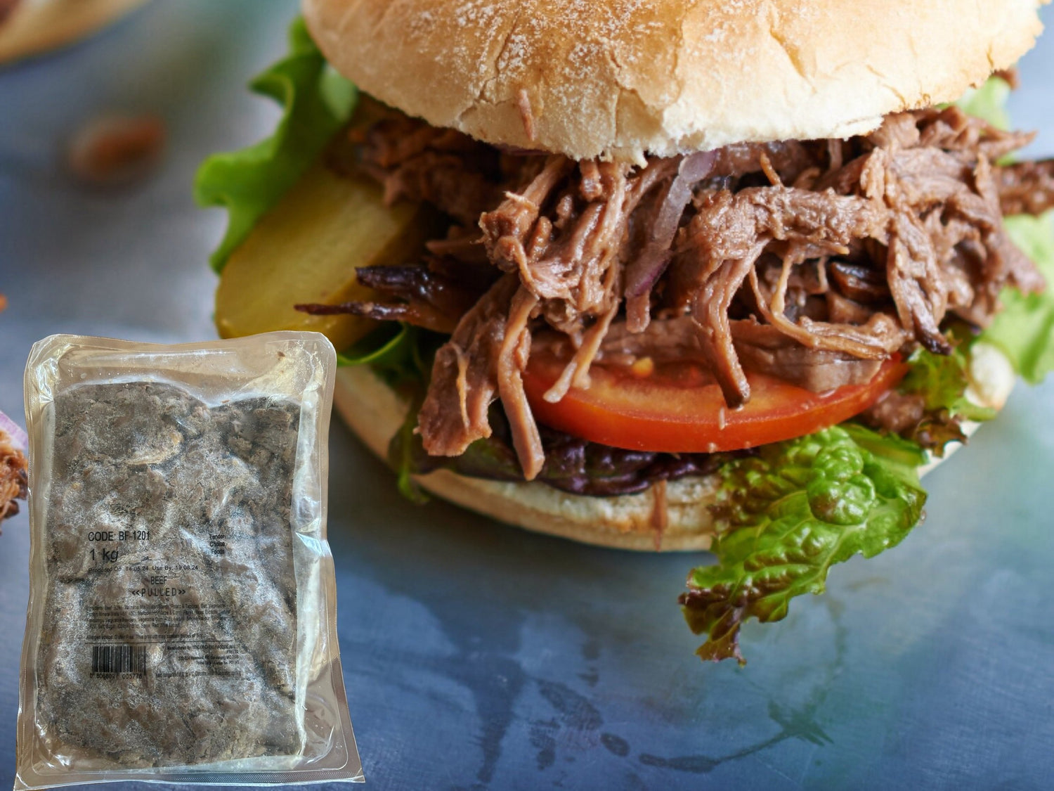 Tender Choice Foods - Pulled Beef (1kg pkt)- TCFB